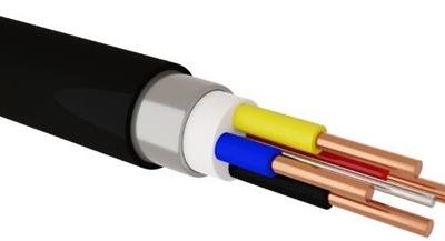 Solarix Surfix Black 4mm 4 Core With Earth Cable