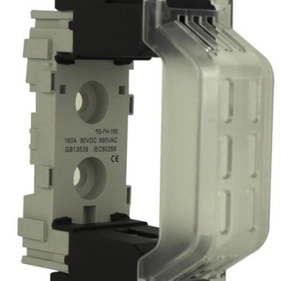 Solarix NT00 Rail Mount 1 Pole 160A Single Unit DC Fuse Holder
