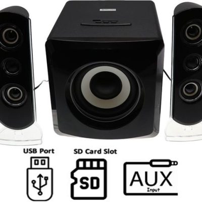 AudioMate 2 Channel and Subwoofer Stereo Speaker System