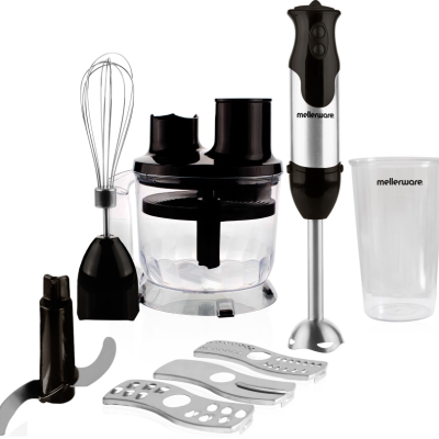 Mellerware 800W Stainless Steel Stick Blender With Attachments