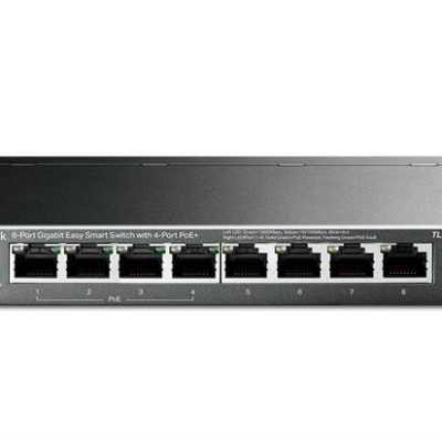 TP Link 8 Port Gigabit Easy Smart Switch with 4 Port PoE