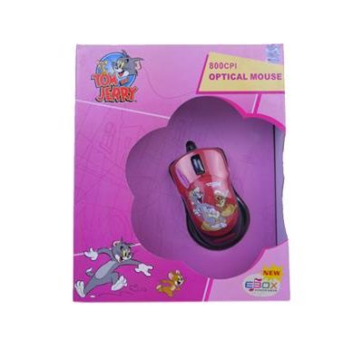 TJ Optical USB Mouse Colour: Red