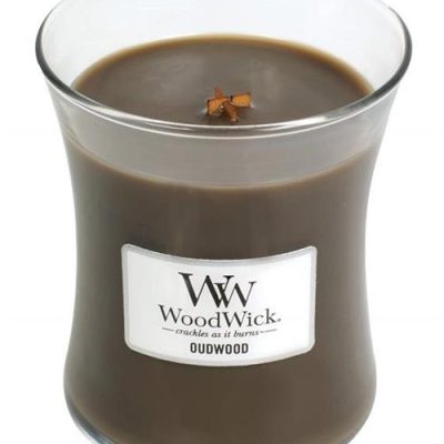 Woodwick Oudwood Medium Jar Retail Box No warranty