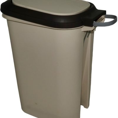 Casey 15 Litre Step On Pedal Waste Bin Beige And Brown