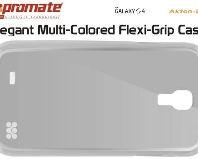 Promate Grey Akton S4 Elegant FlexiGrip Case