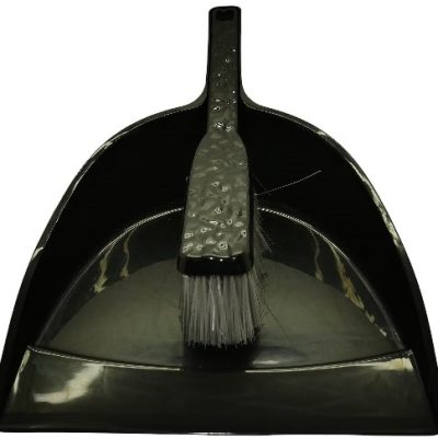 Casey Handheld Dust Pan And Brush Set Black