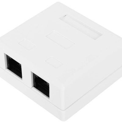 Netix CAT6 Shielded RJ45 FTP Dual Wall Box