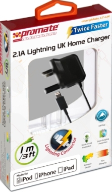 Promate ChargMateLT-UK Multifunction Lightning Home