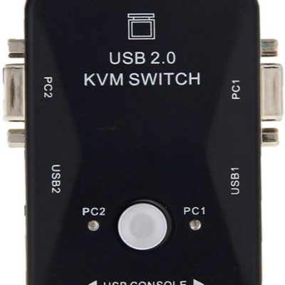 UniQue KVM 2 Port VGA USB 2.0 Manual Switch