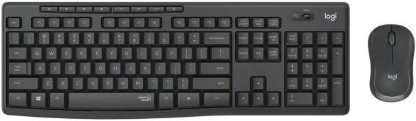 Logitech MK295 Black Silent Wireless Keyboard & Mouse Combo