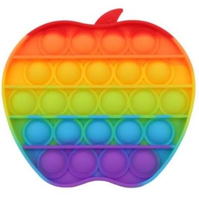 Sceedo Pop It Bubble Apple Fidget Rainbow
