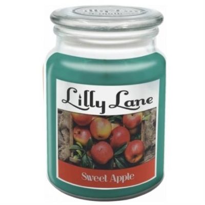 Lilly Lane Sweet Apple Scented Candle Large Lidded Mason