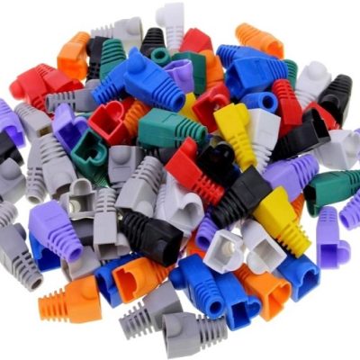 Netix RJ45 Multi Color 100 Pieces Rubber Boots