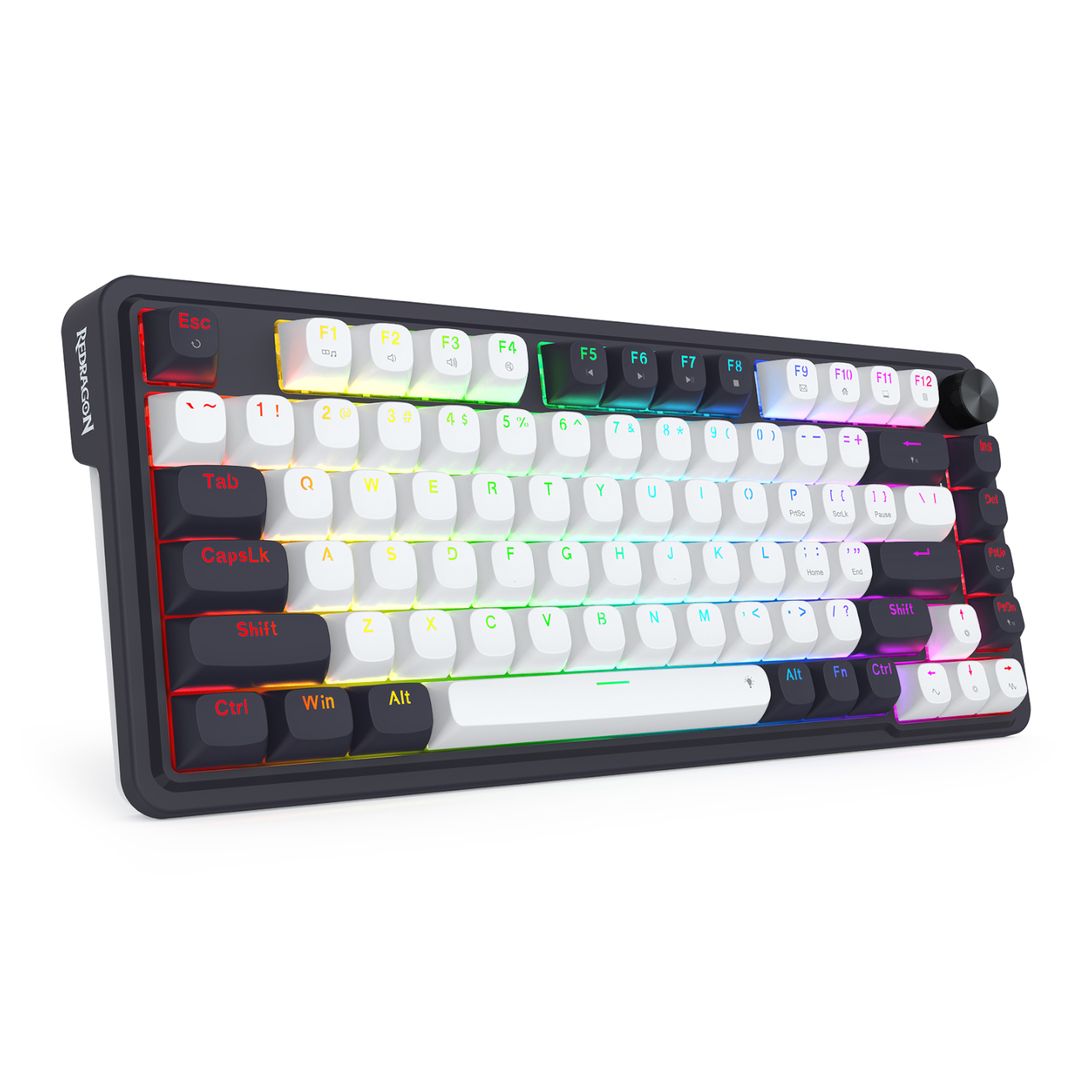 Redragon K673 UCAL 75% Magnetic Ultramag Switch Wired Keyboard - Black